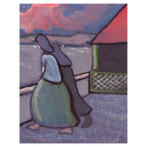 ANXIOUS TIMES FISHERWIVES WAITING PERSONALIZED FLYER
