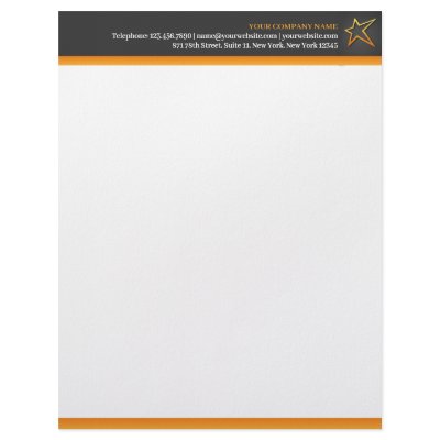 Any Business with Star Letterhead by all_items