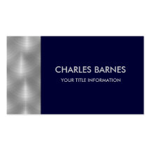 Any Colour Steel Business Card