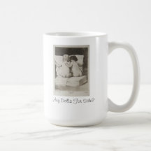 Any Dolls For Sale babies reading newspaper cup Coffee Mug