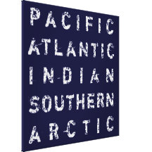 Any Ocean Beach Style Gallery Wrapped Canvas