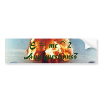 Any Questions? Bumper Sticker