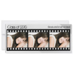 Any Year~ Custom Three Photo Filmstrip Graduation invitations