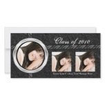 Any Year~ Hot Black Announcement Photo Card photo cards