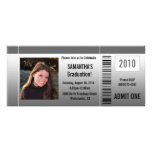 Any Year~ Photo Graduation/Party Ticket Invitation