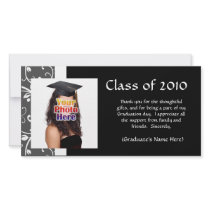Any Year~ Vines Graduation Thank You/Announcement Photo Card Template