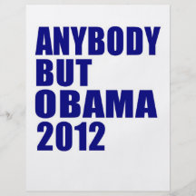 Anybody But Obama 2012 Flyers