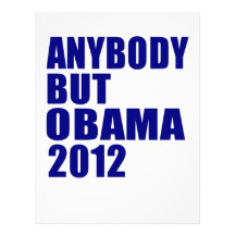 Anybody But Obama 2012 Letterhead Design