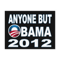 Anyone But Obama 2012 Post Cards