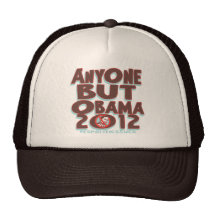 Anyone But Obama 2012 t-shirts and gear Trucker Hat