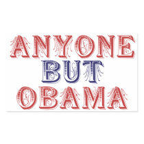 Anyone but Obama Stickers