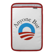 Anyone But Obama w/Logo Sleeves For MacBook Air