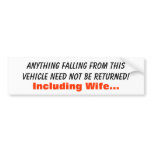 Anything falling from this vehicle need not be ...