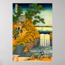 Aoigaoka Waterfall in the Eastern Capital Posters