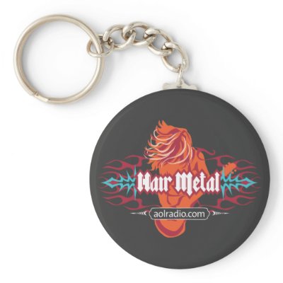 AOL Radio - Hair Metal Keychain by aolradio