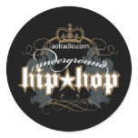 AOL Radio - Underground Hip-Hop stickers