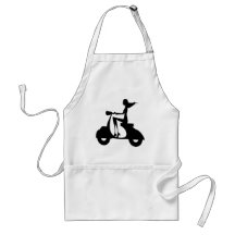 AP028 Girl Scooter Apron