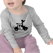 AP028 Girl Scooter Tee Shirts