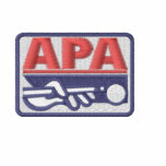 APA Full Colour Logo Embroidered Hoody