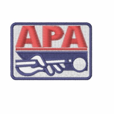 APA Full Colour Logo Embroidered Shirt by apaapparel