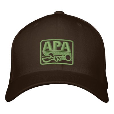 APA Logo - Grey Embroidered Hat by apaapparel