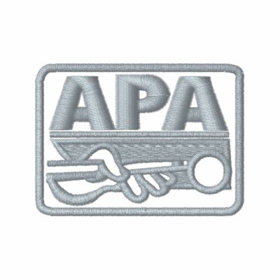 APA Logo - Grey Embroidered Shirt by apaapparel