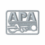 APA Logo - Grey embroidered shirts
