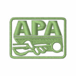 APA Logo - Tan embroidered shirts