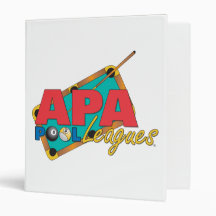 APA Pool Leagues Binders