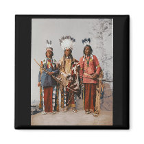 Apache Chiefs Garfield Ouche Te Foya 1899 Refrigerator Magnet