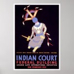 Apache Devil Dancer 1939 WPA Poster