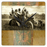 APACHES AND GERONIMO DRIVING A MOTOR CAR