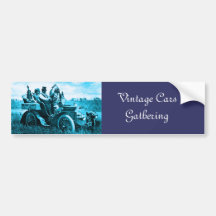 APACHES AND GERONIMO DRIVING A MOTOR CAR BUMPER STICKER