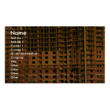 Apartment building under construction, Arlington, Business Cards
