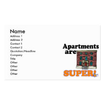 apartments are super business card