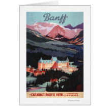 Aperçu de l'affiche de Fairmont Banff Springs Cartes De Vœux