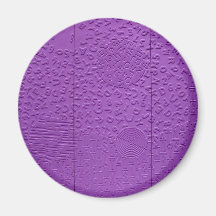Aphasia in Purple Fridge Magnet