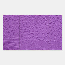 Aphasia in Purple Rectangular Sticker