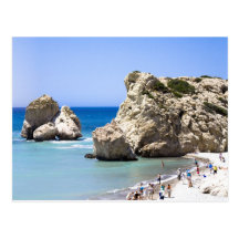 Aphrodites rock postcard