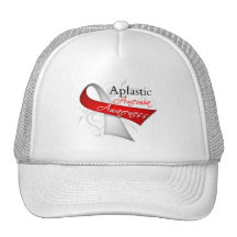 Aplastic Anemia Awareness Ribbon Trucker Hat