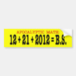Apocalyptic Math Bumper Sticker