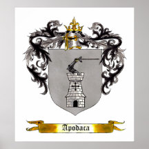 Apodaca Shield of Arms Print