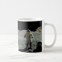 Apollo 17 Astronaut in the Taurus Littrow Valley Coffee Mug