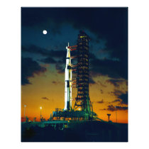 Apollo 4 Saturn V on Pad A Launch Complex 39 Photograph