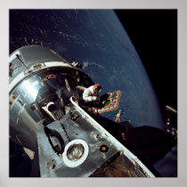 Apollo 9 Command Module docked with Lunar Module Print