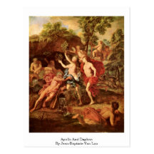 Apollo And Daphne By Jean-Baptiste Van Loo Postcards