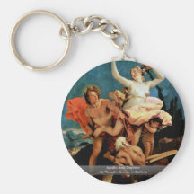 Apollo And Daphne By Tiepolo Giovanni Battista Key Chains
