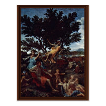 Apollo And Daphne (Detail) By Poussin Nicolas Post Cards