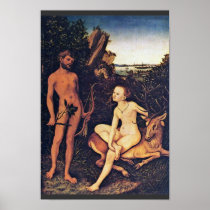 Apollo And Diana In The Forest Landscape, Apollo A Poster