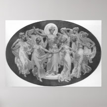 Apollo And The Muses Print